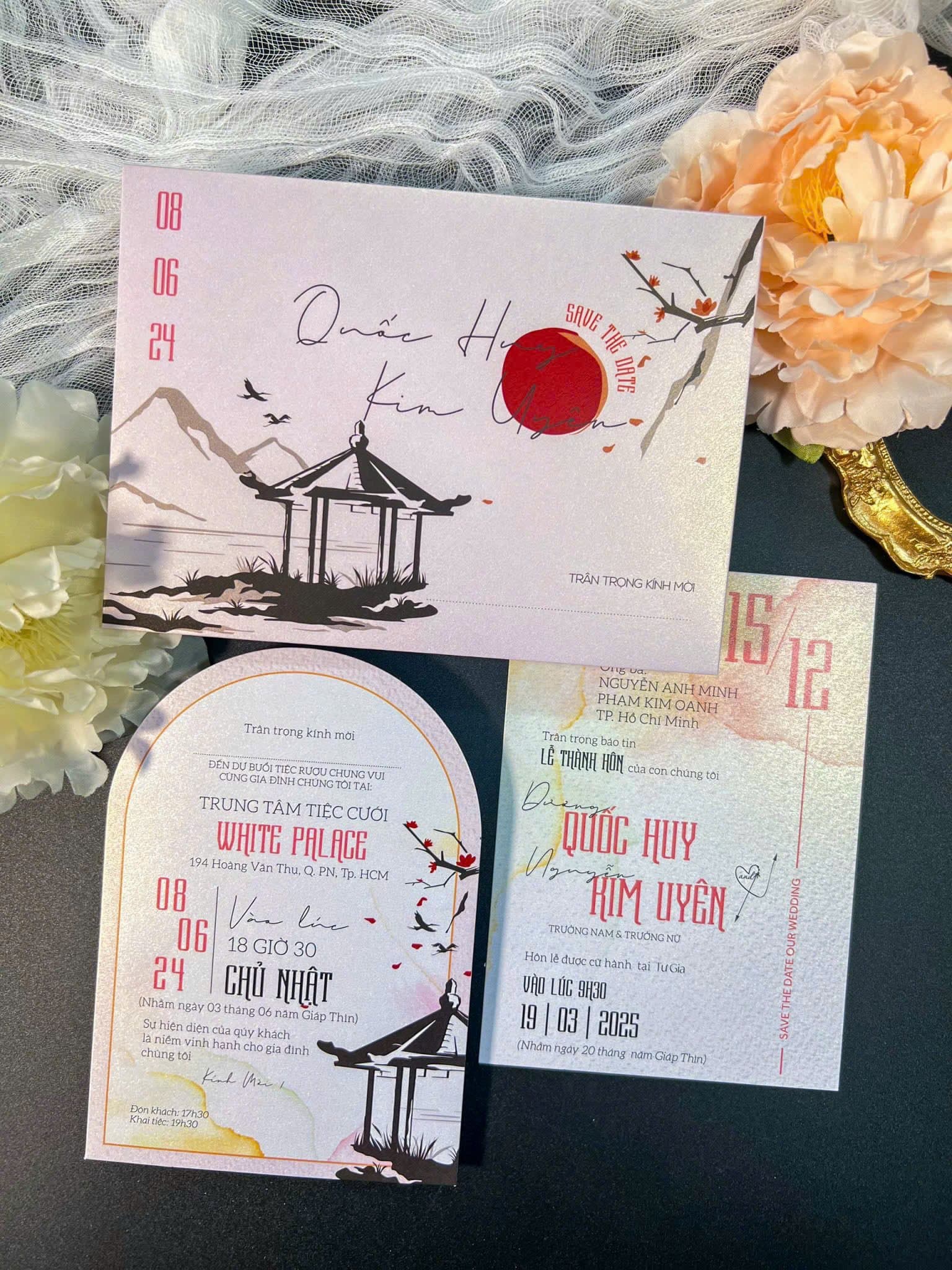 Thiệp cưới phong cách nhật bản